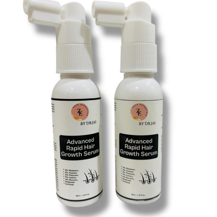 ADVANCED RAPID HAIR GROWTH SERUM BY DR.JAS (02 Pack bundle)