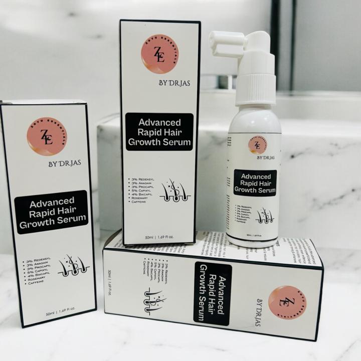 ADVANCED RAPID HAIR GROWTH SERUM BY DR.JAS (02 Pack bundle)